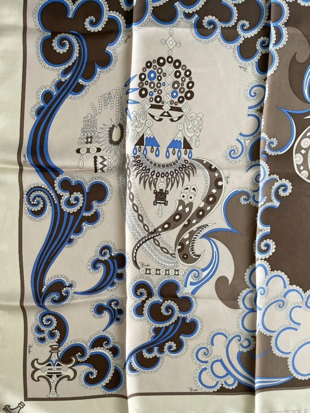 Emilio Pucci Vintage Silk Scarf